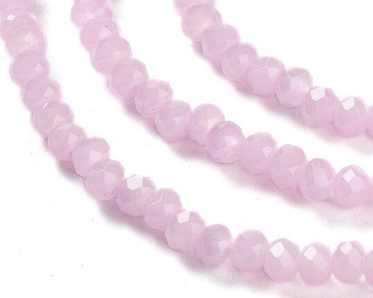 Cristallini 3x2 mm Rosa opalino