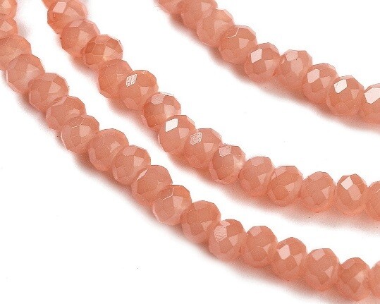Cristallini 3x2 mm Corallino