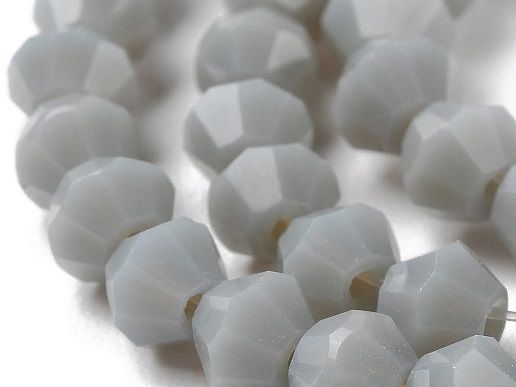 Cristalli bicono Grigio Pastello 4 mm