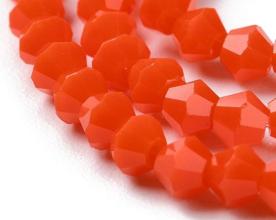 Cristalli bicono Arancio Pastello 4 mm