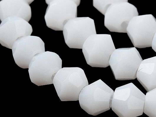 Cristalli bicono Bianco Pastello 4 mm