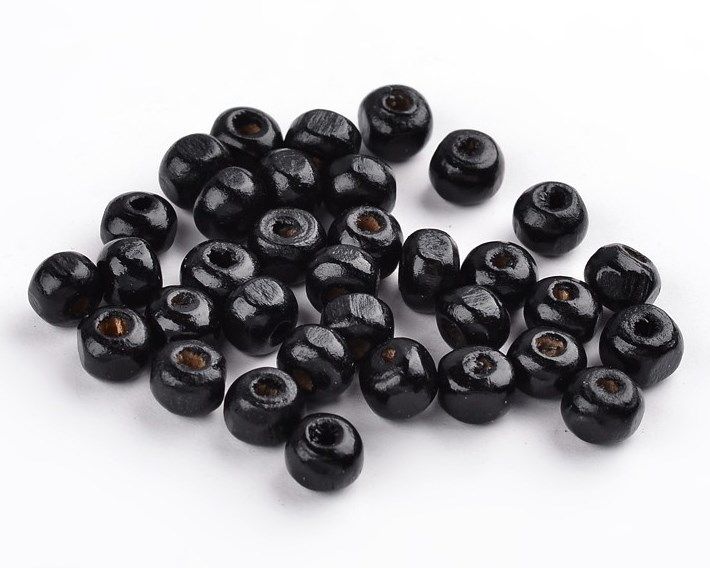 Sfere di legno Nero 13,5 mm
