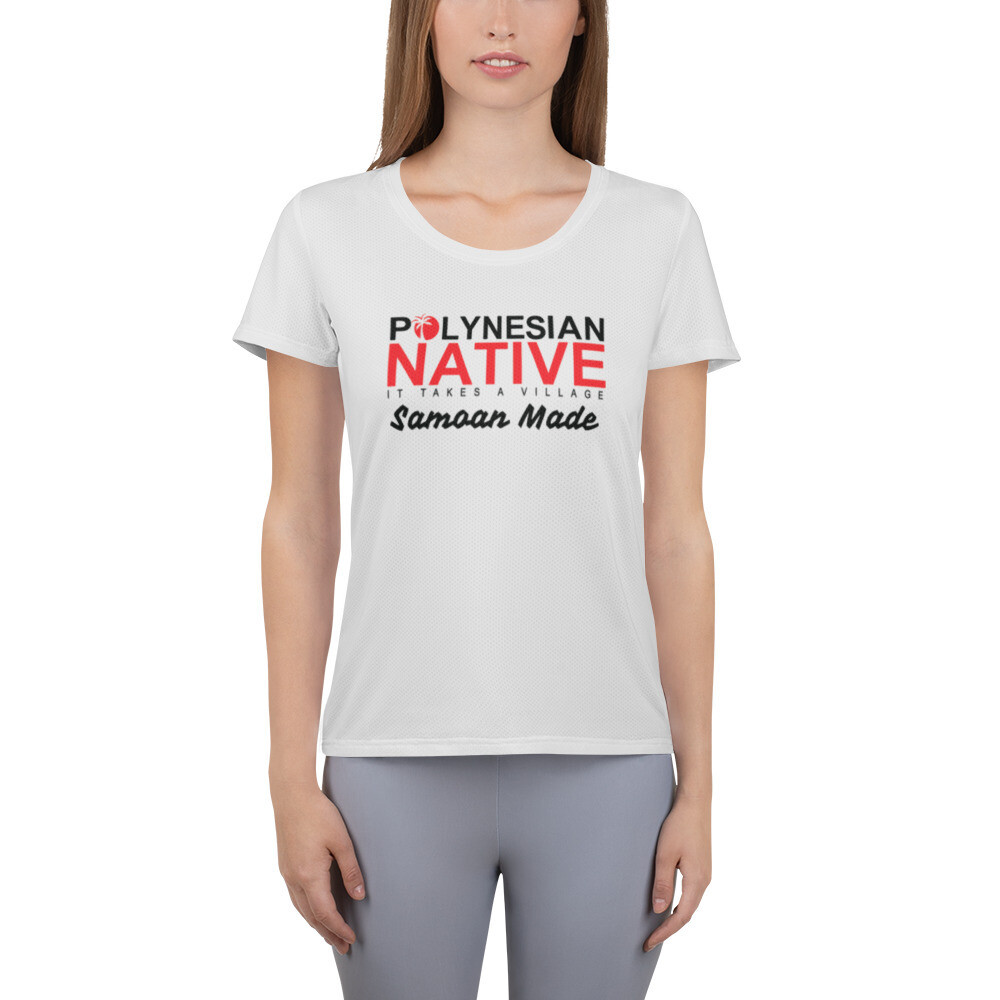 Samoan Made Women&#39;s Athletic T-shirt, Size: XS