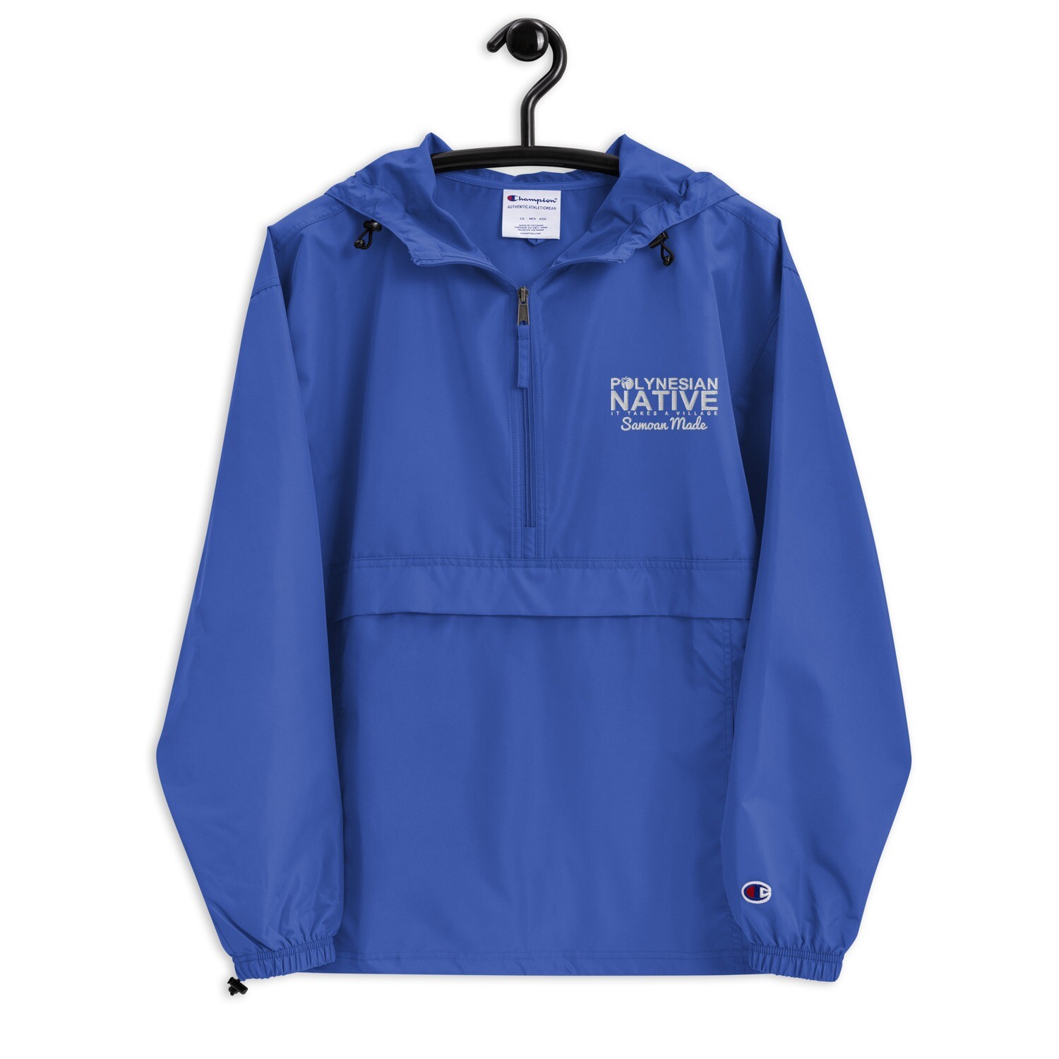 Dark blue Samoan made Packable Jacket
