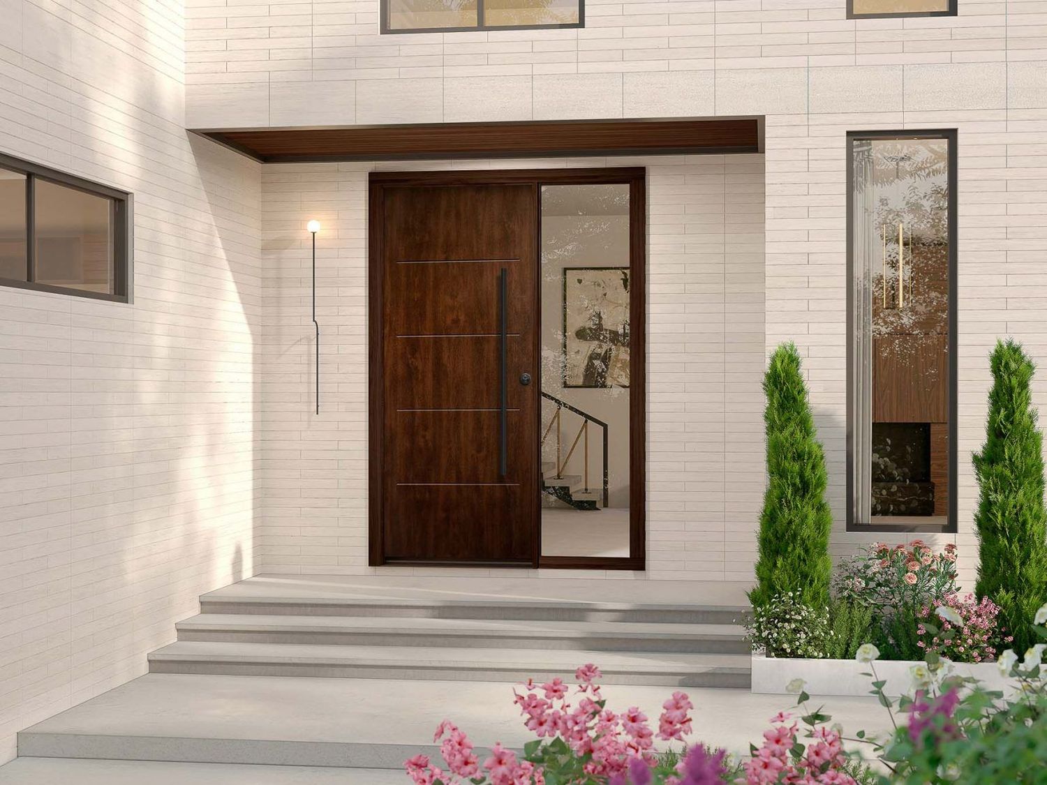 SAGA 100 - DISEÑO 1105 BLANCO -- HASTA 2400 mm ALTO --