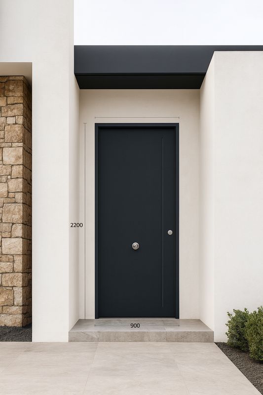 SAGA 100 - DISEÑO 1120 BLANCO   -- HASTA 2400 mm ALTO --