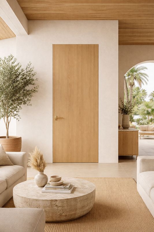 PUERTA ENRASADA -- LYON ROBLE