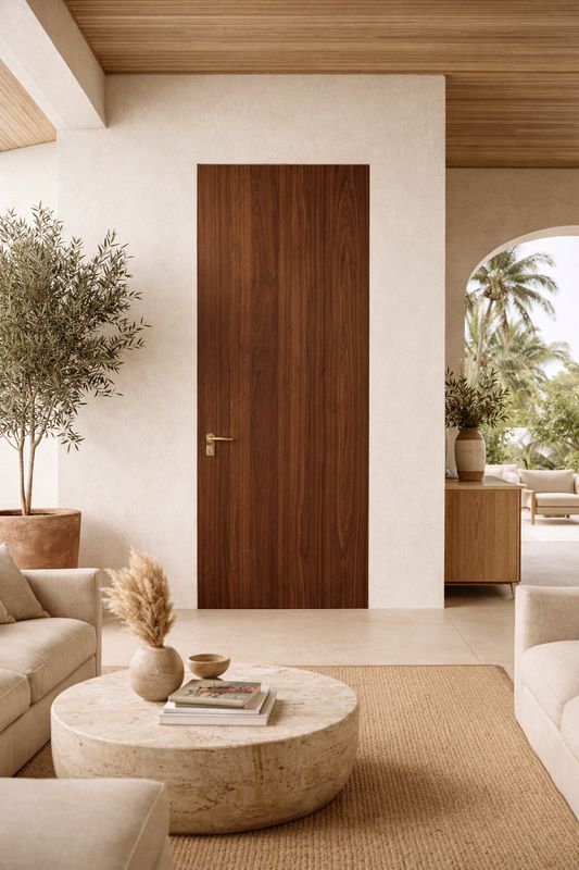 PUERTA ENRASADA -- LYON NOGAL