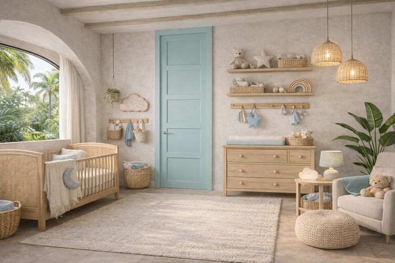 DISEÑO "BOSCO" -- LACADA TURQUESA PASTEL  RAL 6034