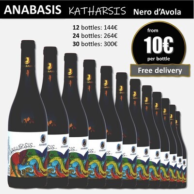 ANABASIS KATHARSIS Nero d'Avola red 12 bottles