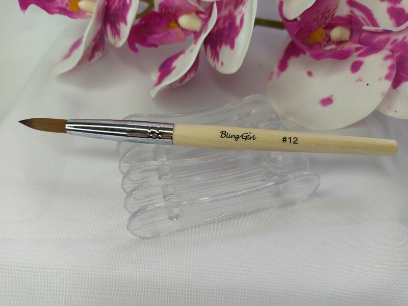 BG Acrylic Wooden Brush - No 12