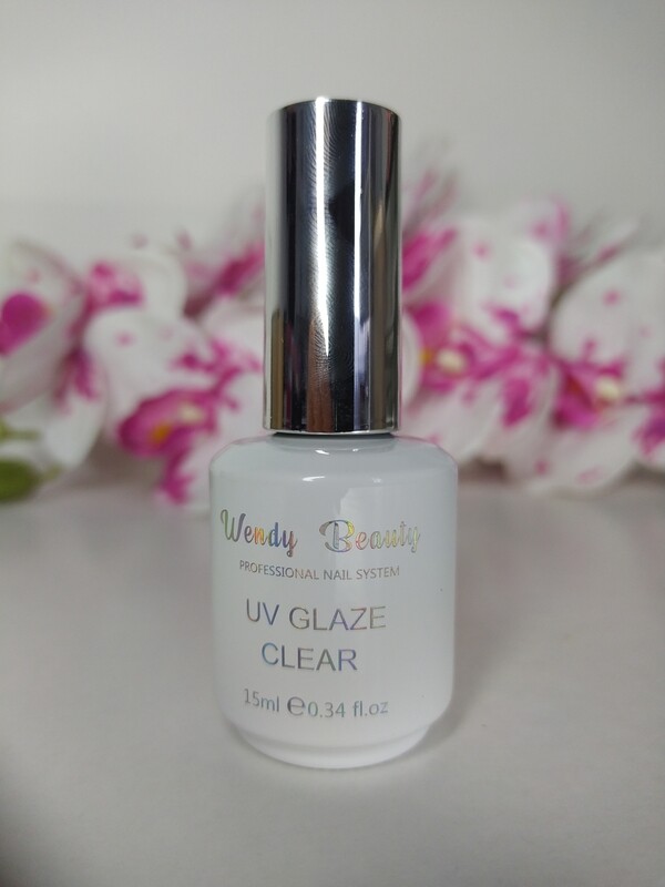 UV Glaze Top Coat - Wendy Beauty 15ml