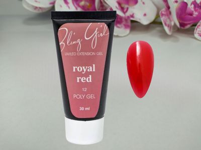 Bling Girl Polygel 30ml - 12 Royal Red