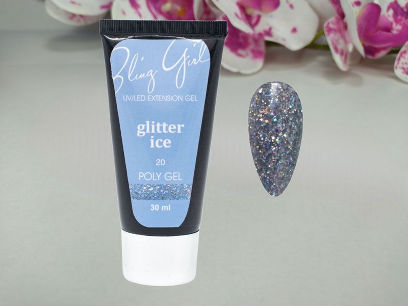 Bling Girl Polygel 30ml - 20 Glitter Ice