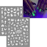 Nail Stickers - MS-C301 Glow in the dark