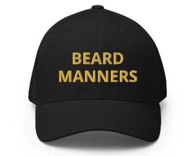 Beard Manners Flexfit Caps Closed-Back