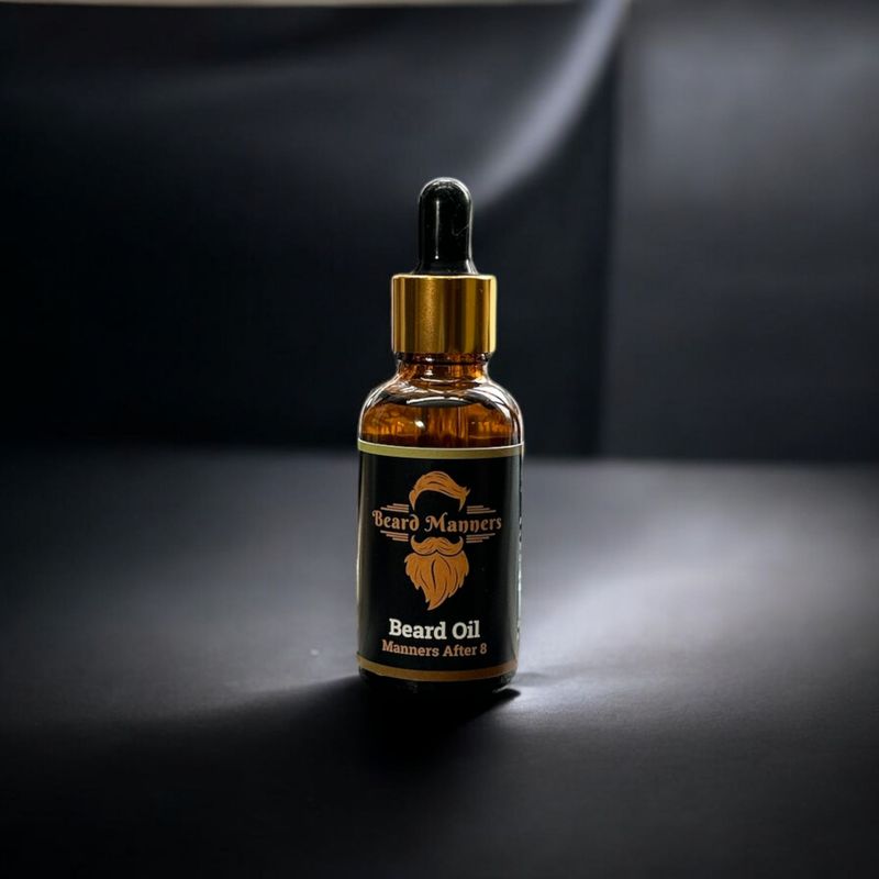 Manners After 8 Beard Oil 30ml/1oz.