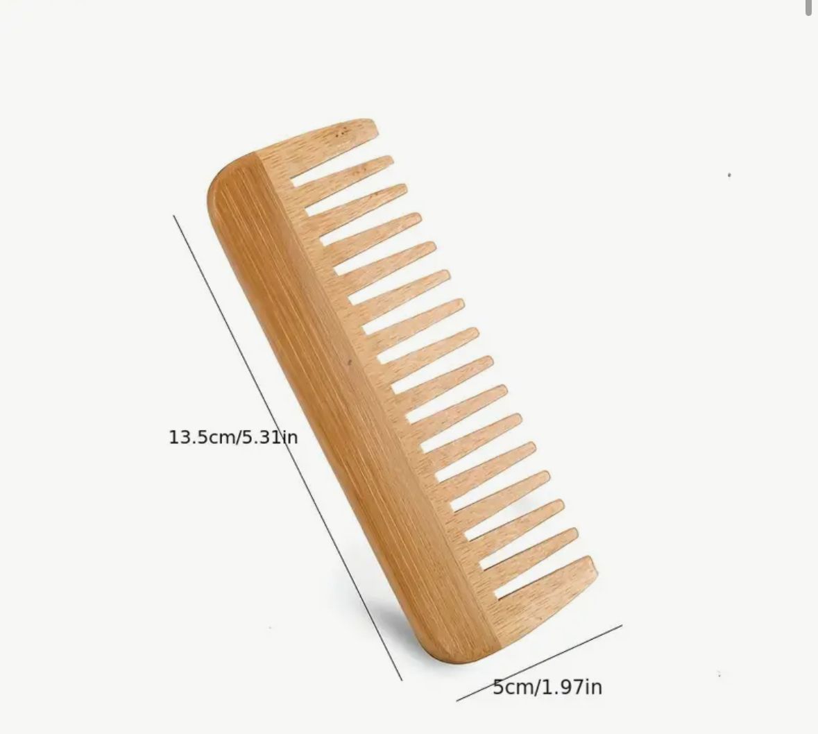 Large Wide Toothed Beard Comb