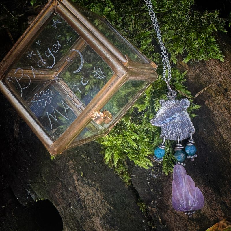 Badger Head Pendant