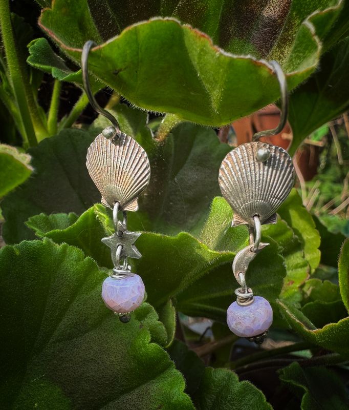 Sea shell earrings