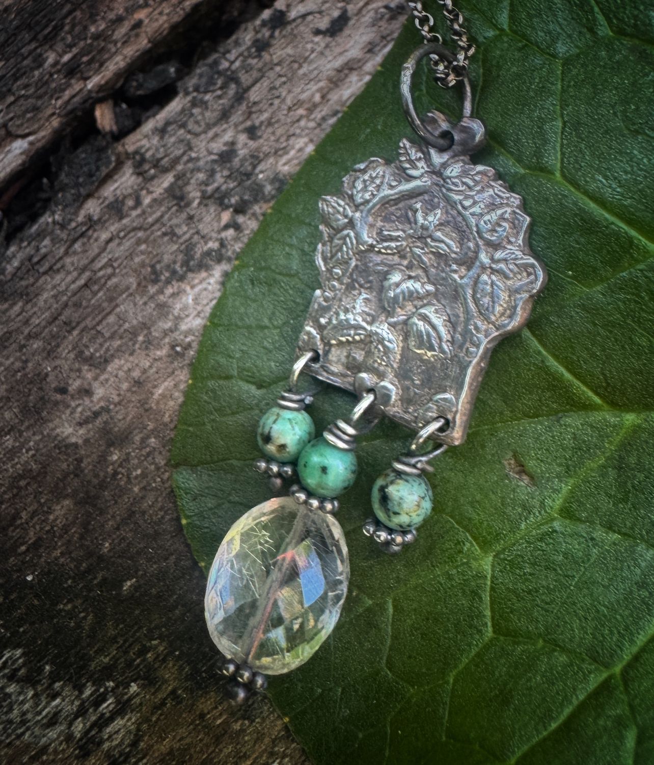 Nettle Herbalist pendant