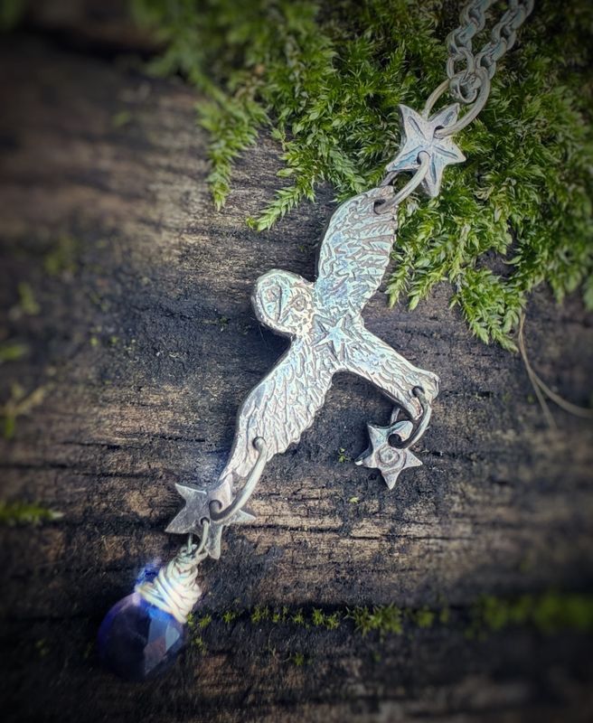 Owl And Stars Pendant