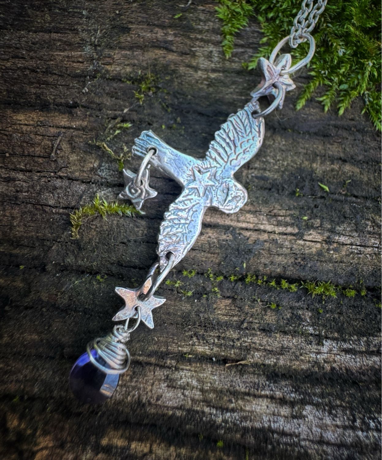Owl And Stars Pendant