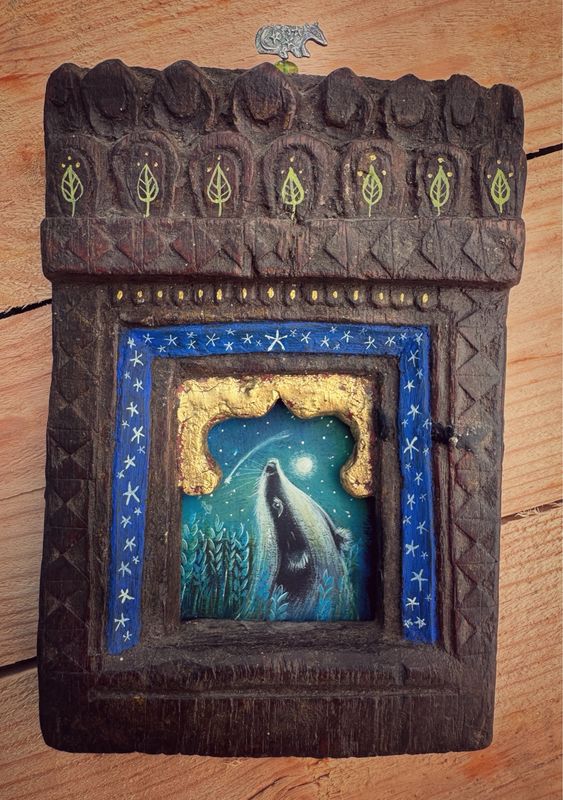 Badger Shrine Painting