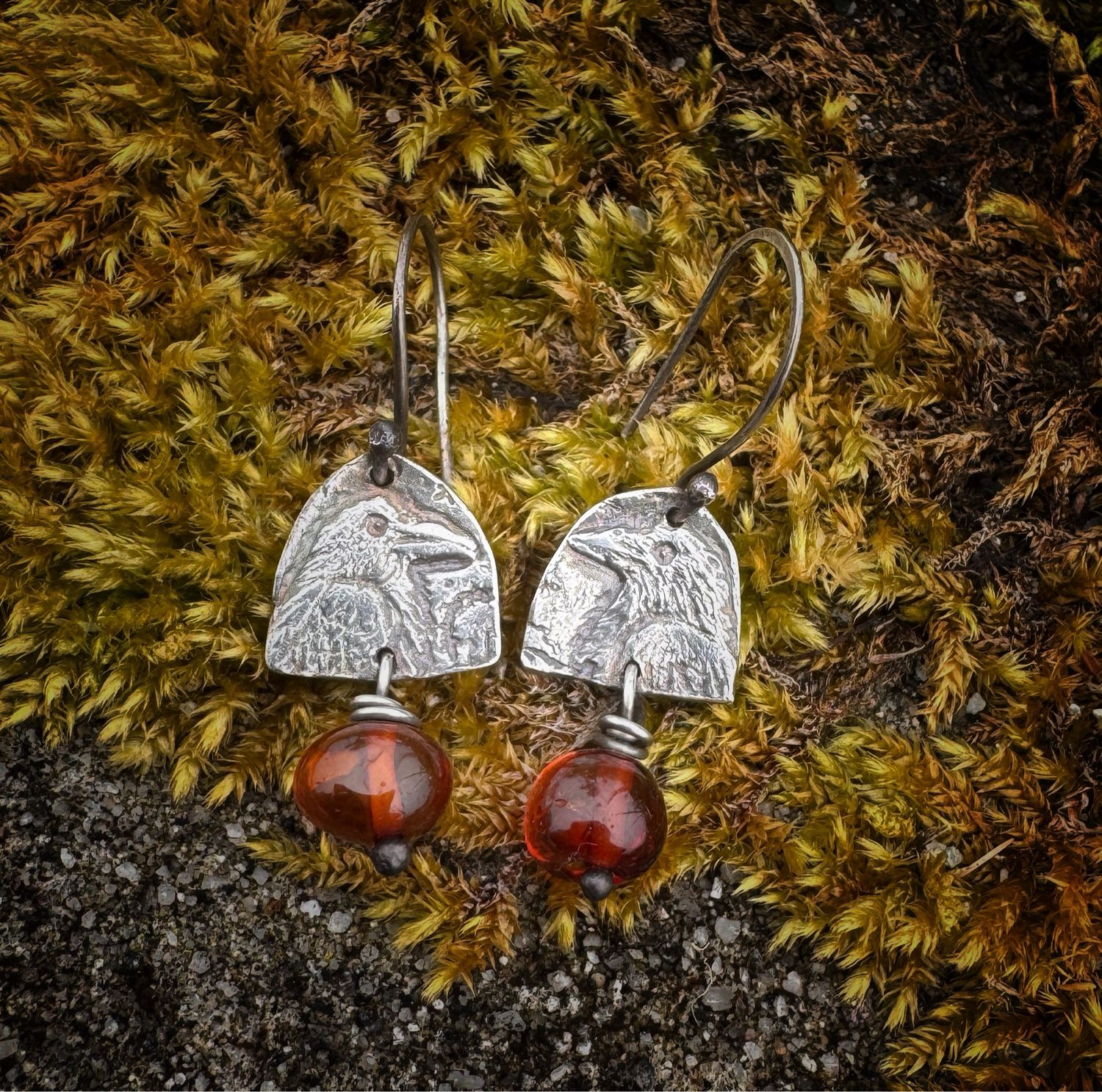 Crow Earrings