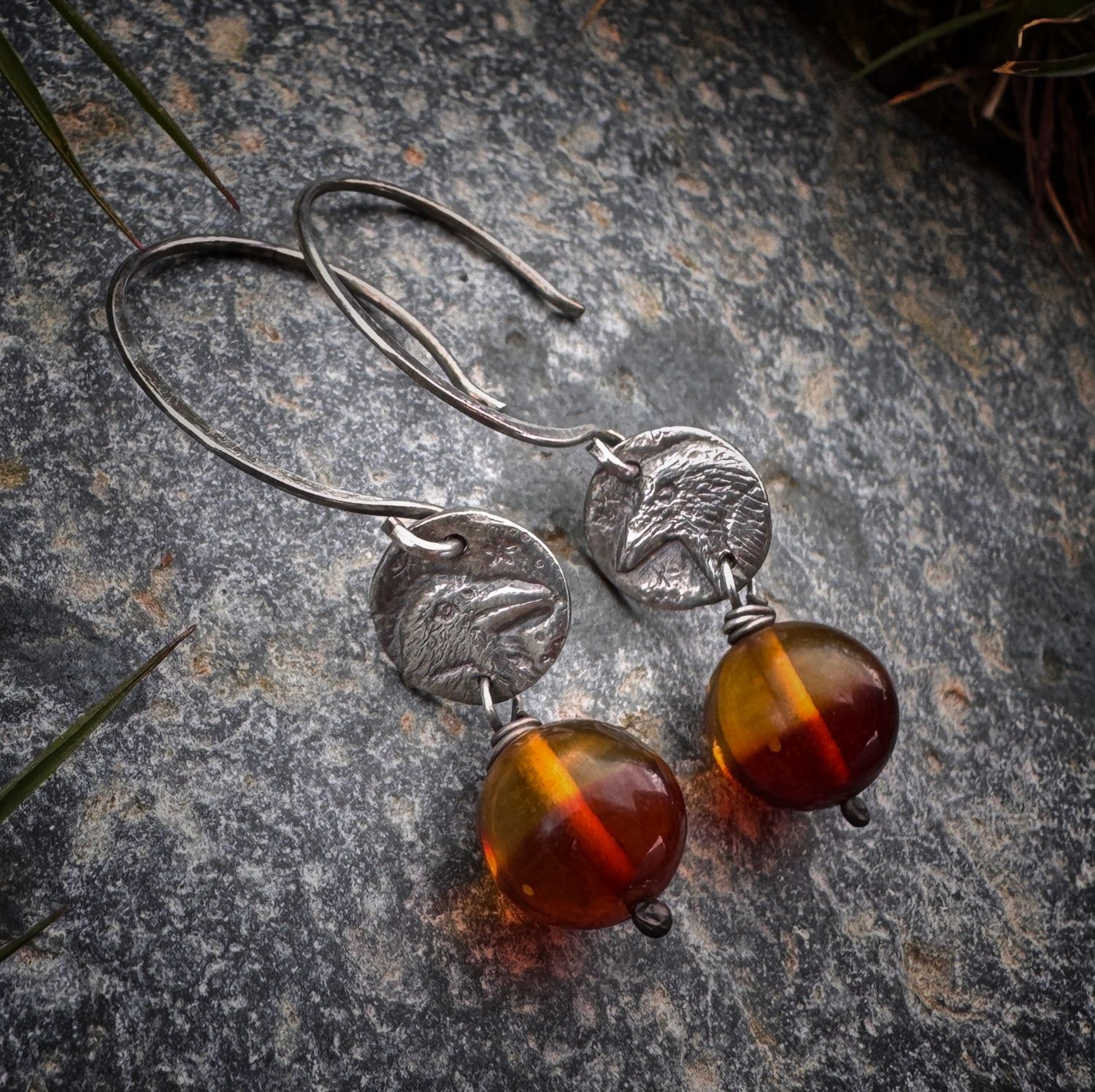 Crow Earrings