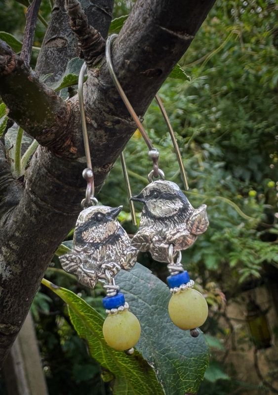 Bluetit Earrings