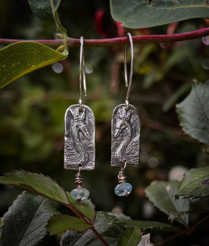 Swan Earrings