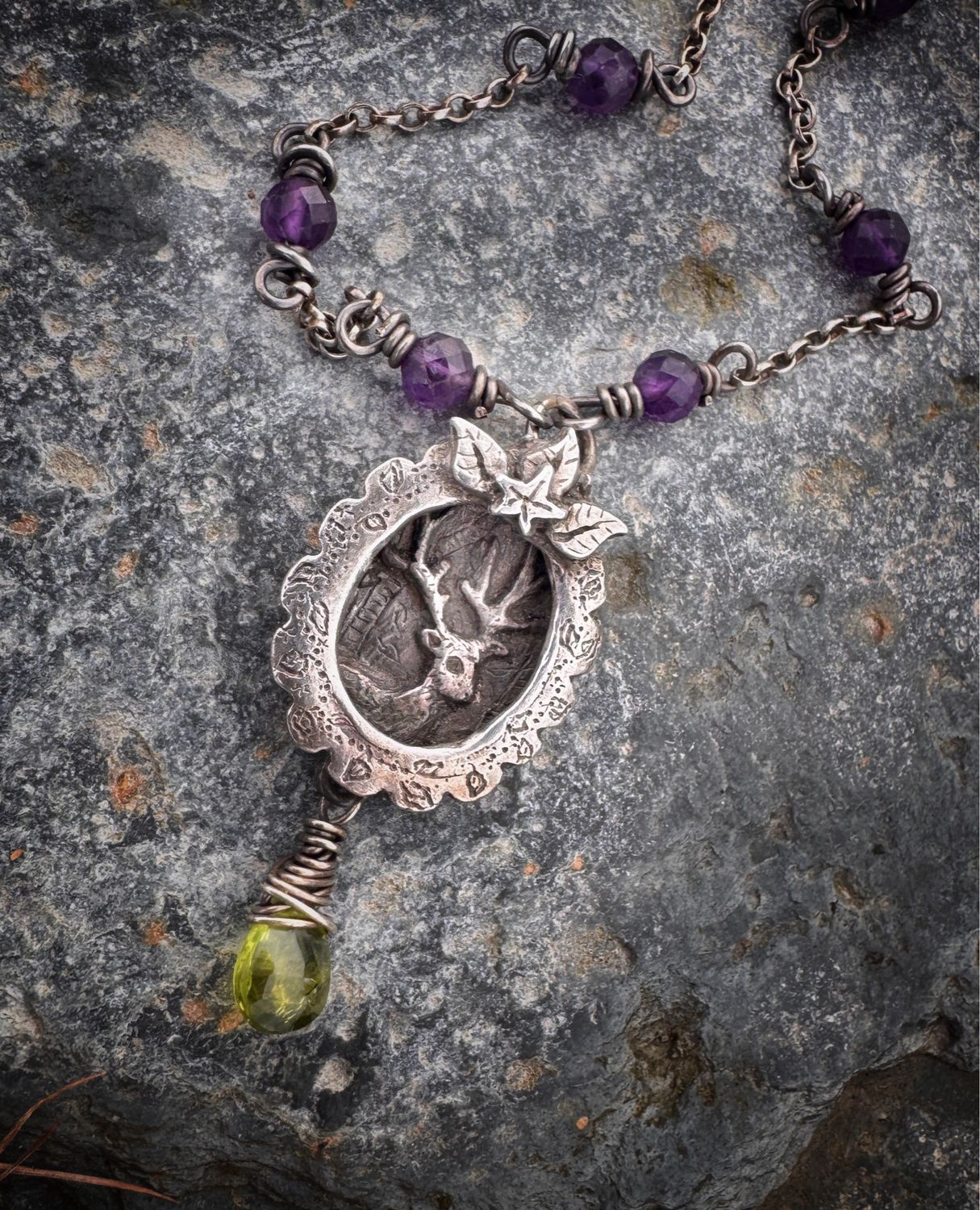 Stag Shrine Pendant