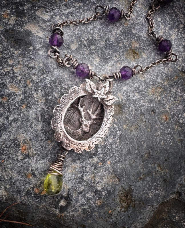 Stag Shrine Pendant