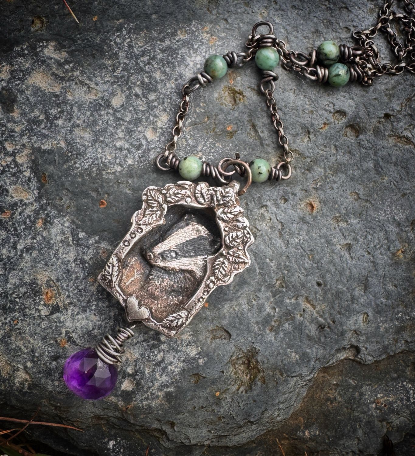 Badger Shrine Pendant
