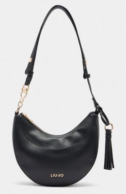 Borsa a spalla media con charm