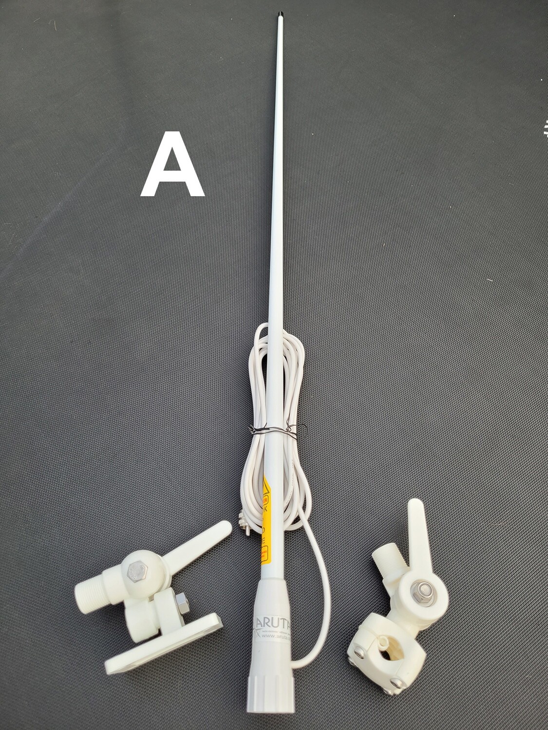 AIS &amp; UKW/VHF Antenne 105cm GFK starr für Seefunk und AIS