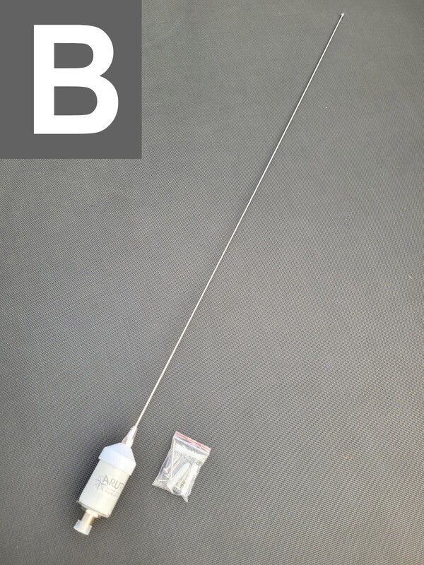 AIS &amp; UKW/VHF Antenne 112cm flexibel  für Seefunk und AIS