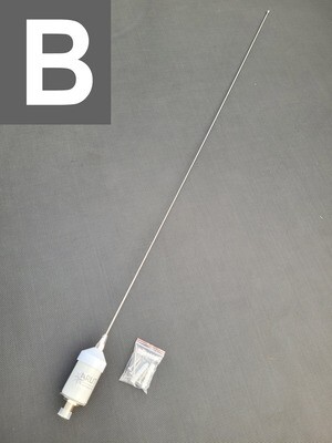 AIS &amp; UKW/VHF Antenne 112cm flexibel  für Seefunk und AIS