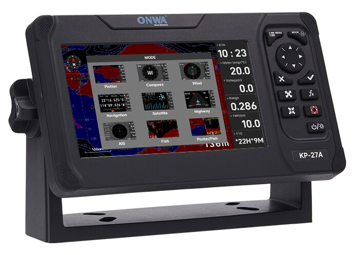 ONWA KP-27A AIS Class B Transponder + Chart Plotter Kartenplotter
