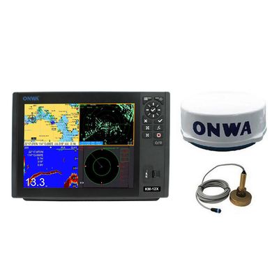 Onwa KM-12X AIS Transponder Kartenplotter Echolot Radar EU Combo NMEA2000 NMEA0183 +HDMI