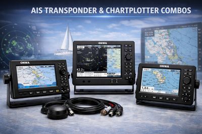 Chartplotter mit AIS, Fishfinder, Sonar, Radar