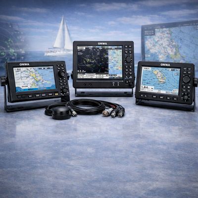 Chartplotter mit AIS, Fishfinder, Sonar, Radar
