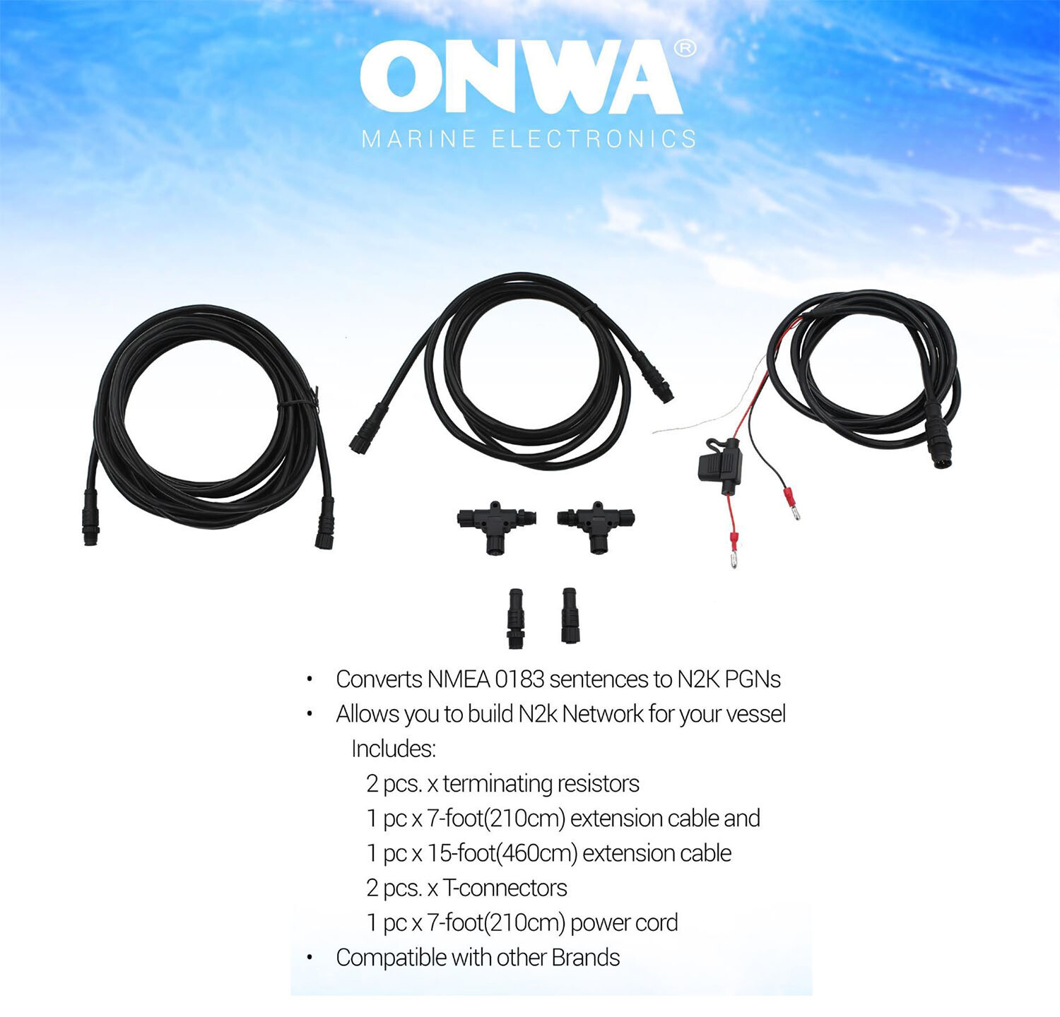 NMEA2000 Starter Kit, kompatibel zu allen Marken