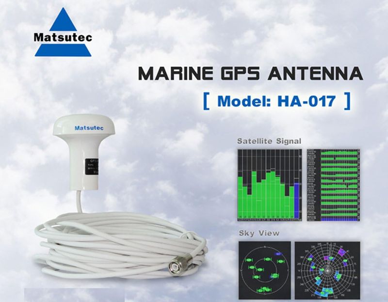 GPS Antenne Matsutec HA017 mit TNC Stecker