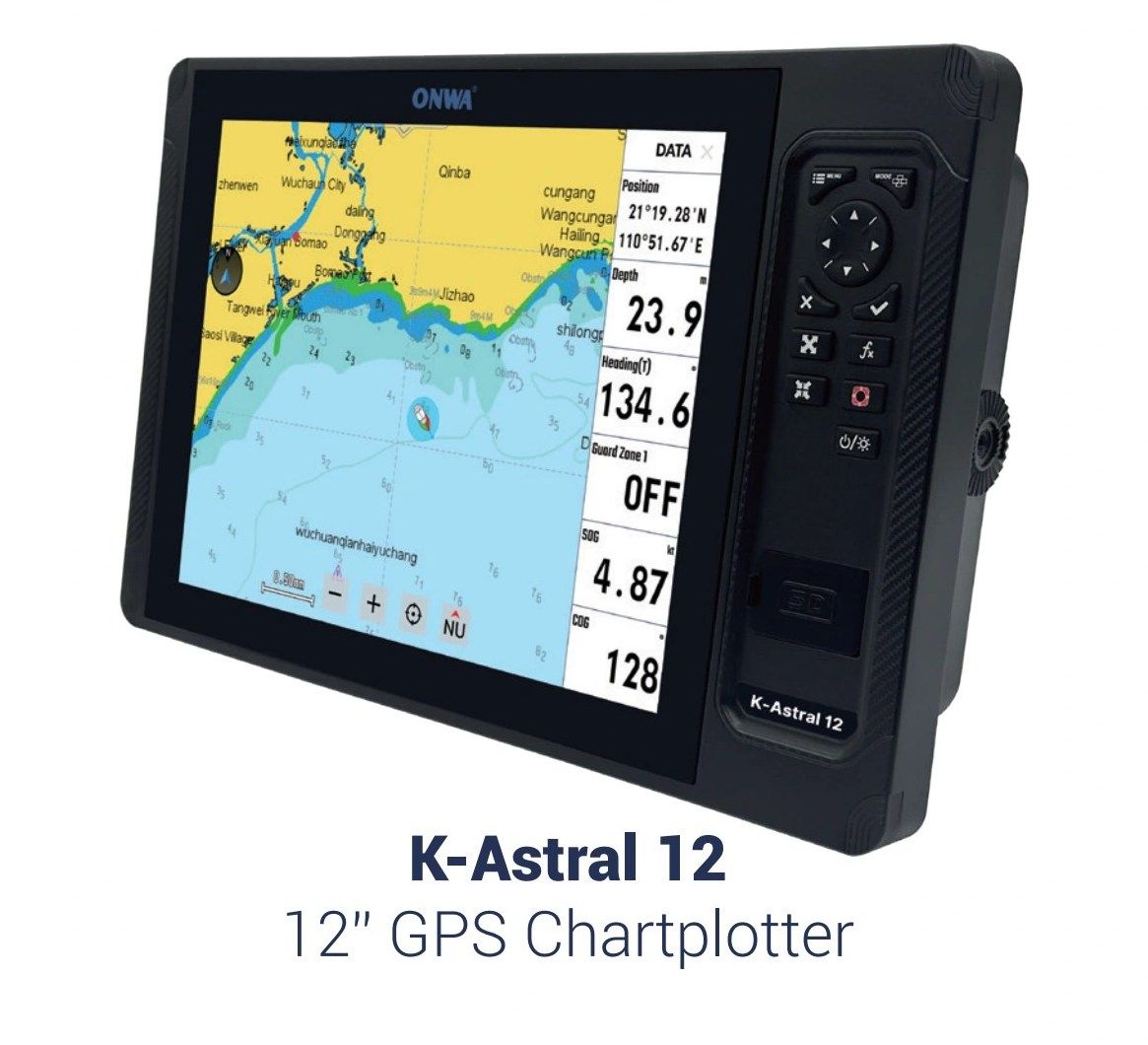 ONWA K‑Astral 12 – 12″ Marine‑GPS‑Kartenplotter mit Touchscreen