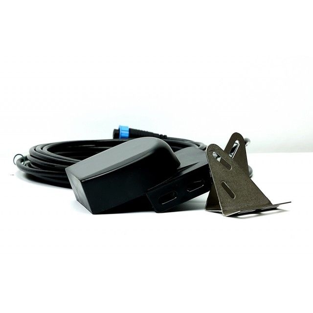 Transducer Heck Montage plastik Transom Mounting Geber Tiefe &amp; Temperatur, DepthTemp, Kunststoff  50/200kHz, 600W für ONWA Fishfinder