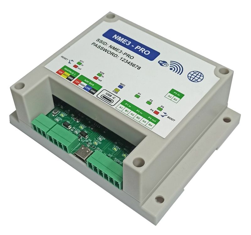 Nme3Pro Gateway – NMEA 2000 / SeaTalk1 / NMEA 0183 Multiplexer