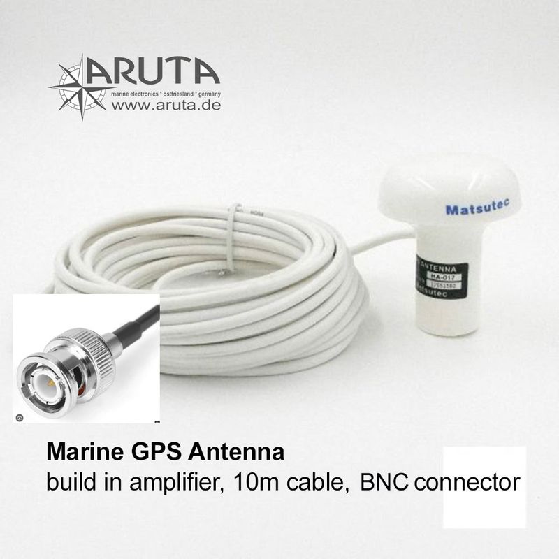 GPS Antenne Matsutec HA017 mit BNC Stecker GPS Antenne Matsutec HA017 mit BNC Stecker