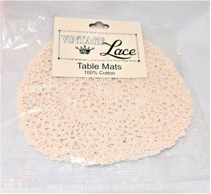 Fairtrade Lace Table Mats